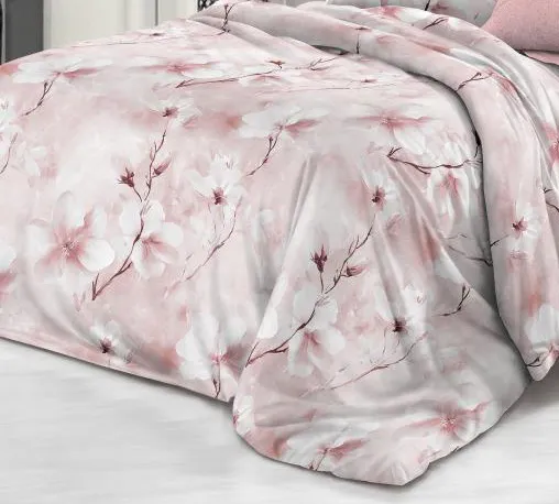 Наволочка 40*40 см, поплин (Сакура (основа))