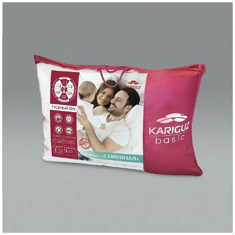 Подушка 70*70 см Семейная, пух/перо