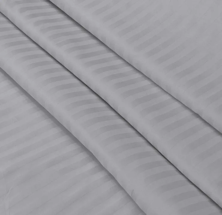 Простыня Евро 240*240 см, сатин-страйп (Кварц)