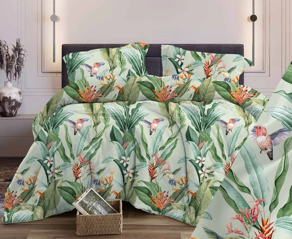 Наволочка 70*70 см, поплин (Джунгли)