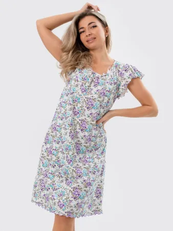 Сорочка ночная женская,мод. 426,трикотаж (Прелесть (сиреневый))