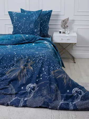 Комплект постельного белья Семейный, перкаль (Млечный путь)