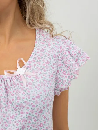 Сорочка ночная женская,мод. 426,трикотаж (Кармен, розовый )