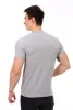 Футболка мужская, модель 214, трикотаж (Серый меланж)