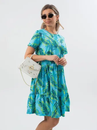 Платье женское, модель 174, трикотаж (Флора)