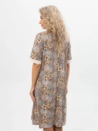 Халат женский, модель 124,трикотаж  (Фантазия)