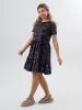 Платье женское, модель 174, трикотаж (Панды)