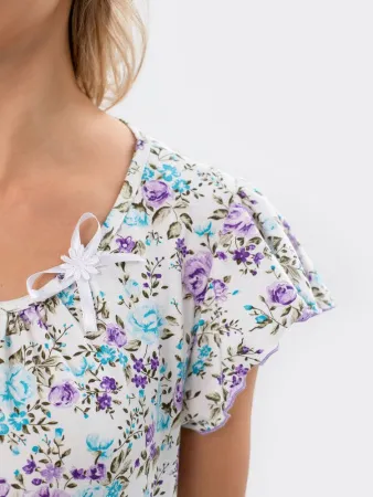 Сорочка ночная женская,мод. 426,трикотаж (Прелесть (сиреневый))