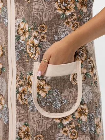 Халат женский, модель 124,трикотаж  (Фантазия)