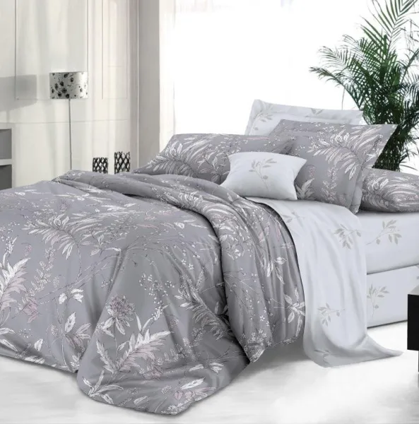 Простыня Евро 240*220 см, сатин "Престиж" (Кенай (компаньон))