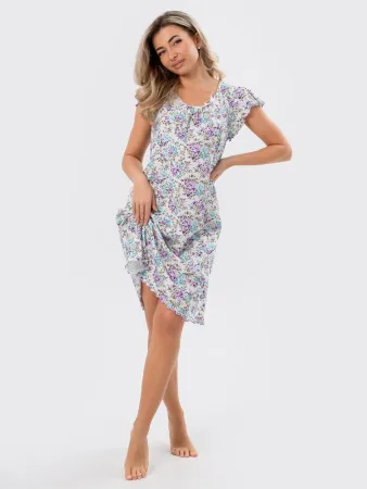 Сорочка ночная женская,мод. 426,трикотаж (Прелесть (сиреневый))