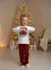 Пижама детская, модель 324, трикотаж (Нарядные ёлочки)