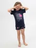 Пижама детская, модель 326, трикотаж (Фламинго, синий)