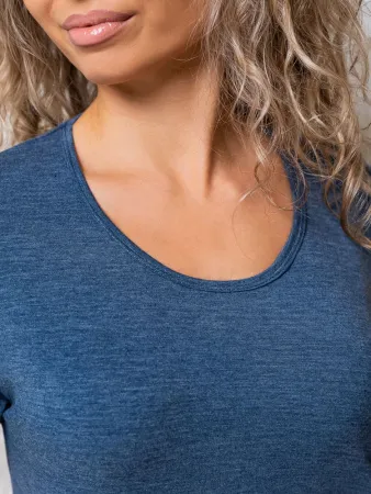 Футболка женская, модель 155, трикотаж (Джинс)