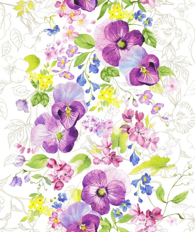 Полотенце 50*70 вафельное (Виола)