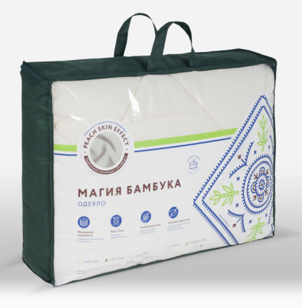 Одеяло Евростандарт 200*220 "Магия бамбука" облегченное