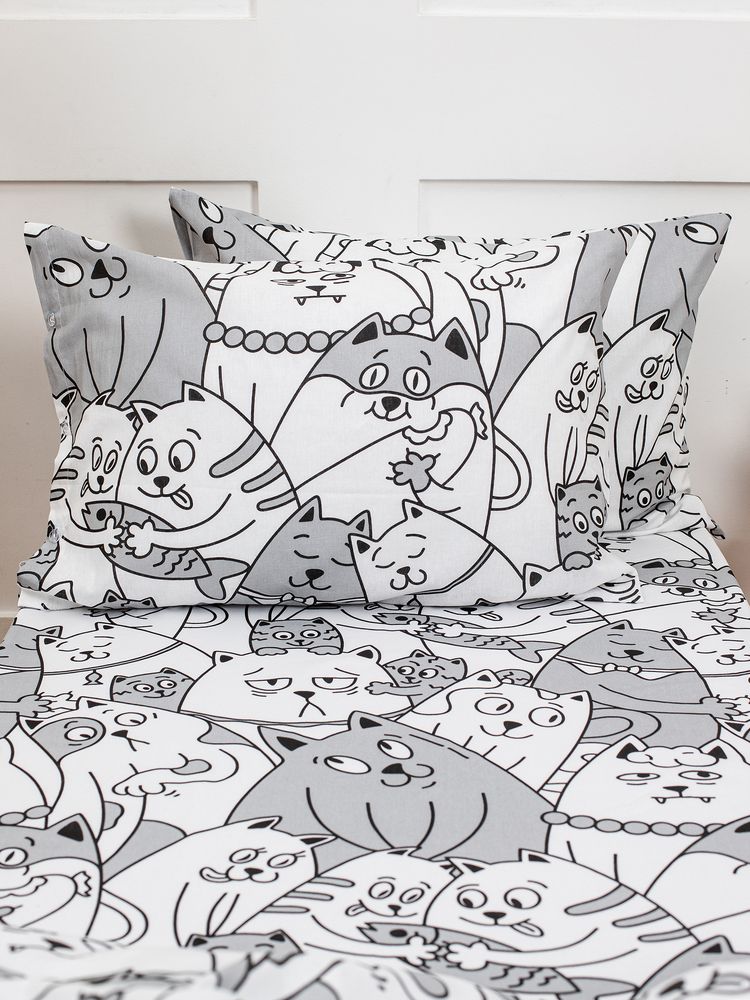 Наволочка 40*60 см, бязь "Комфорт" (Котовасия)