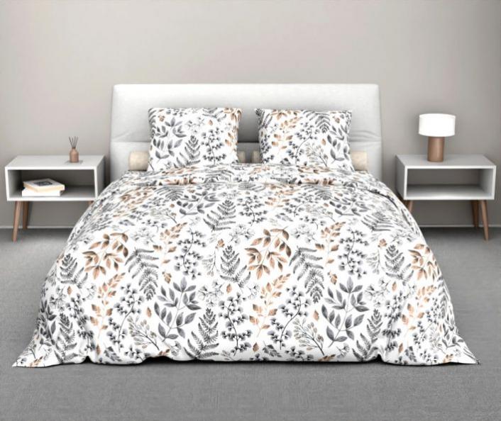 Комплект постельного белья Евромакси, бязь "Комфорт" (Листопад)