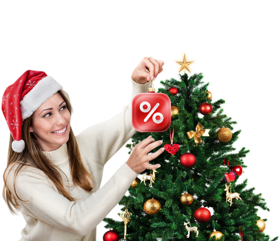 Скидка 40% на все новогодние товары!