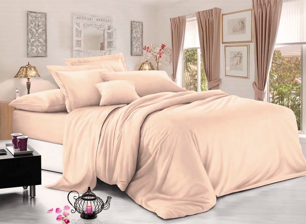 Пододеяльник Евромакси 240*220 см, сатин однотонный (Люксор)