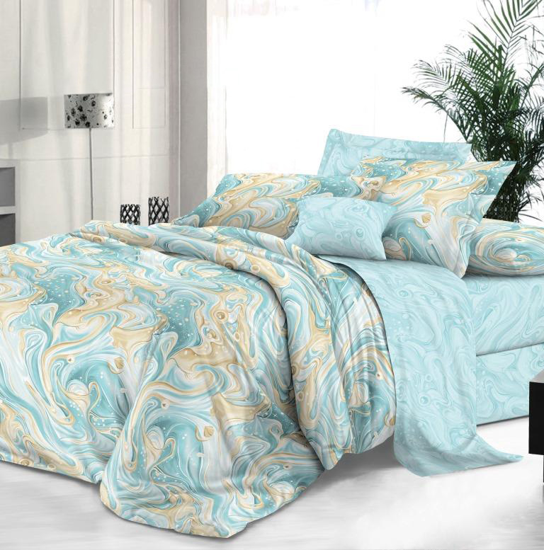 Комплект постельного белья Евростандарт, сатин 