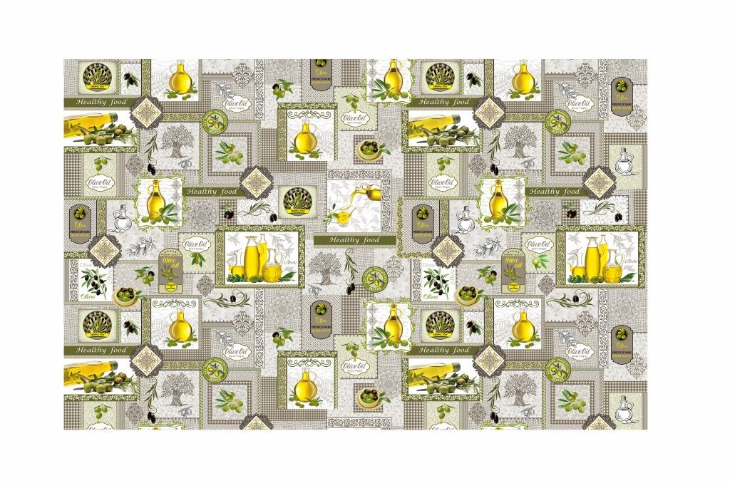 Скатерть 100*150 см, вафельная ткань (Оливки)