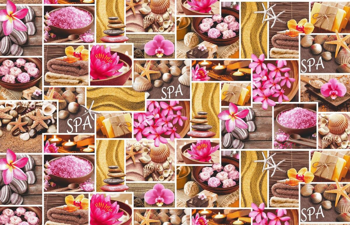 Полотенце вафельное пляжное 100*150 см (Релакс, вид 1)