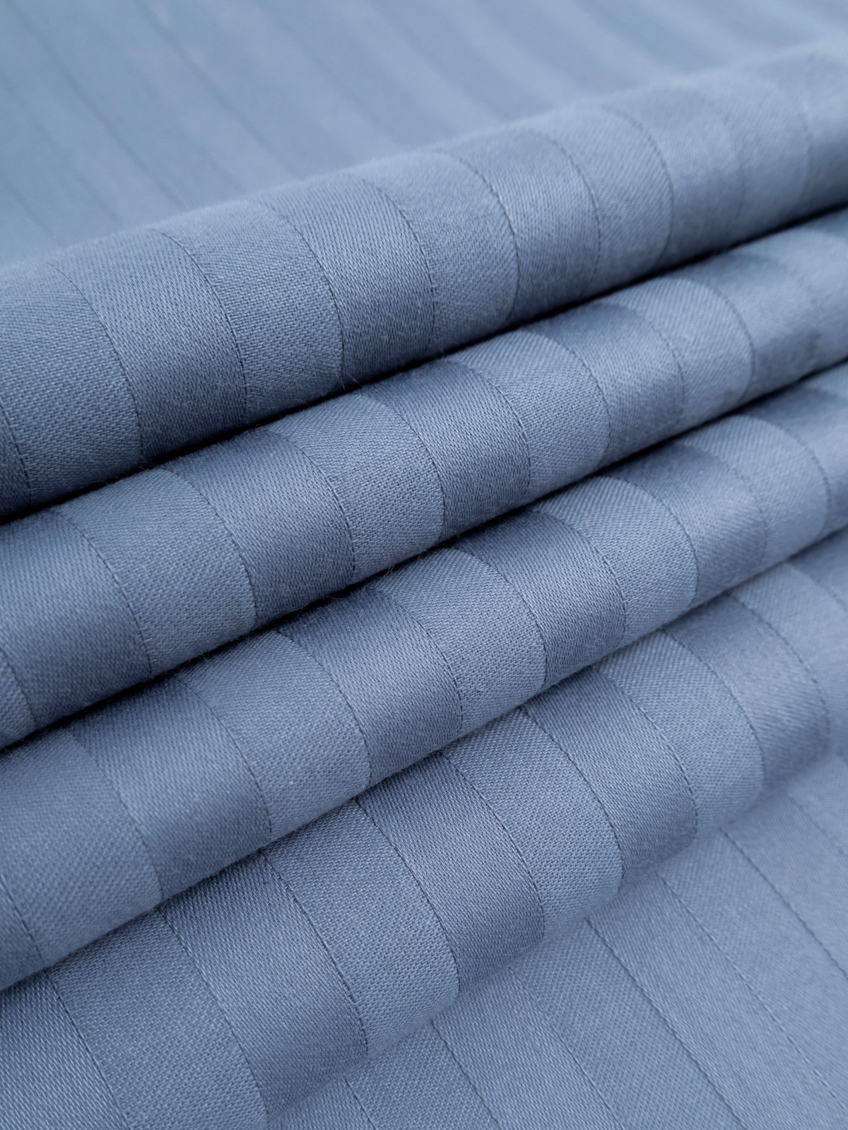 Пододеяльник Евростандарт 200*220 см, сатин-страйп (Деним)