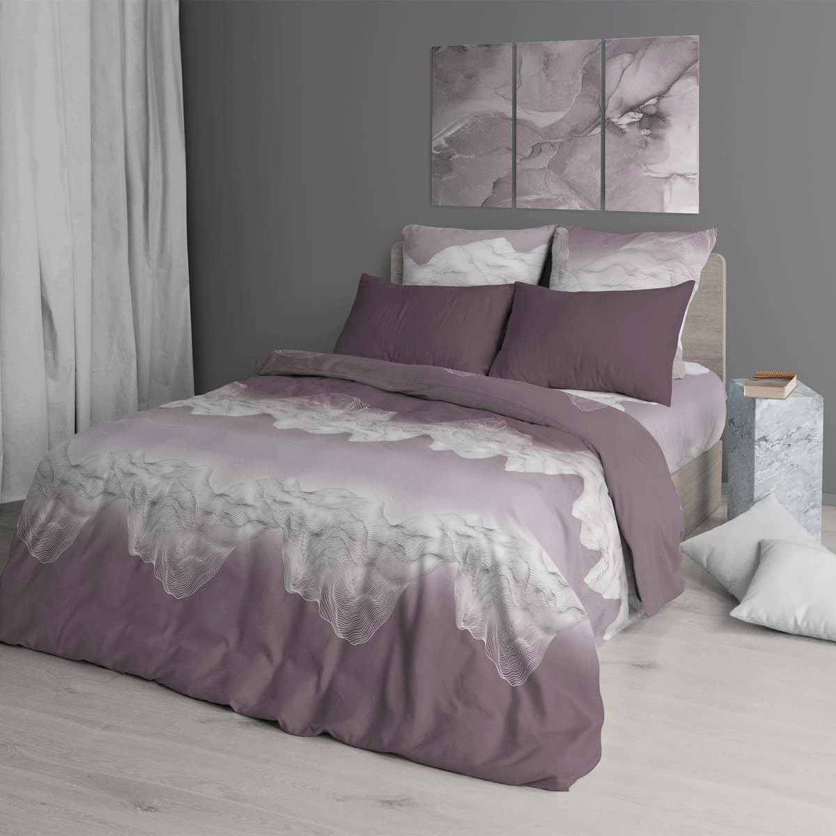 Комплект постельного белья Евромакси, бязь  ГОСТ (Бриз)