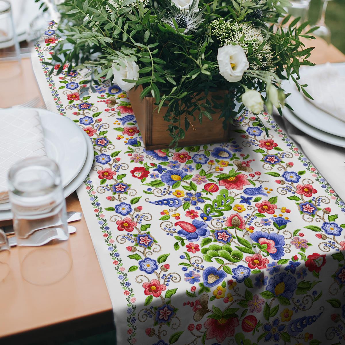 Дорожка для сервировки 50*150 см, хлопок 100% (Маруся)