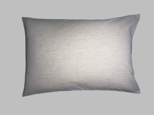 Наволочка 40*60 см, лен 100 %, серый