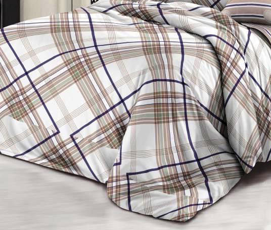 Пододеяльник 2-спальный на молнии, поплин (Мэн (основа))