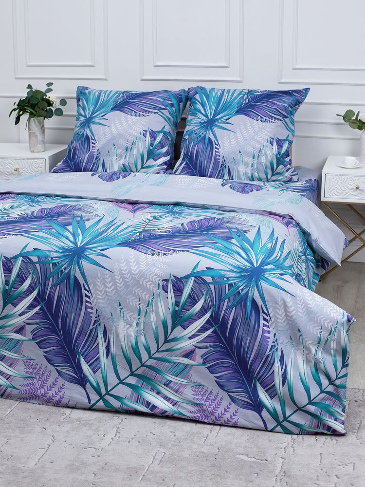 Простыня 1,5-спальная, перкаль (Мира, серый)