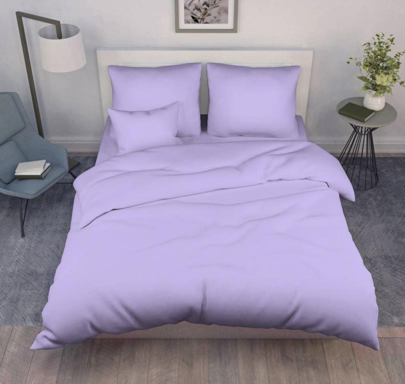 Наволочка 50*70 см, бязь однотонная ГОСТ, на пуговицах (Сиреневый цвет)