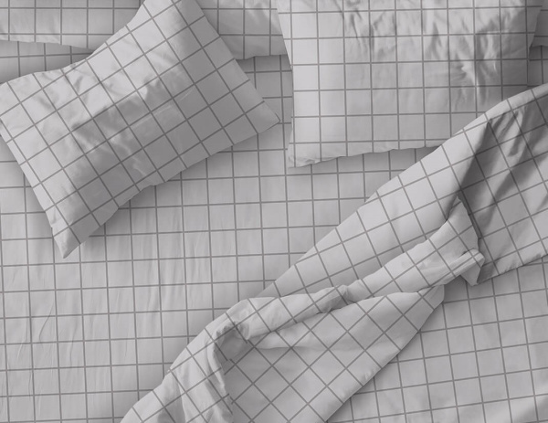 Наволочка 70*70 см, бязь "Комфорт" (Таттерсол, светло-серый)