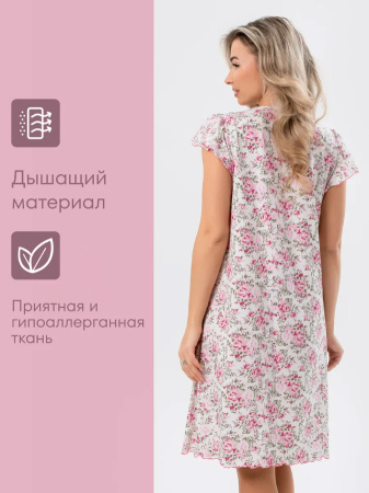 Сорочка ночная женская,мод. 426,трикотаж (Прелесть (розовый))