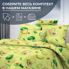 Простыня на резинке 120*200 см, перкаль, борт 25 см (Авокадо)