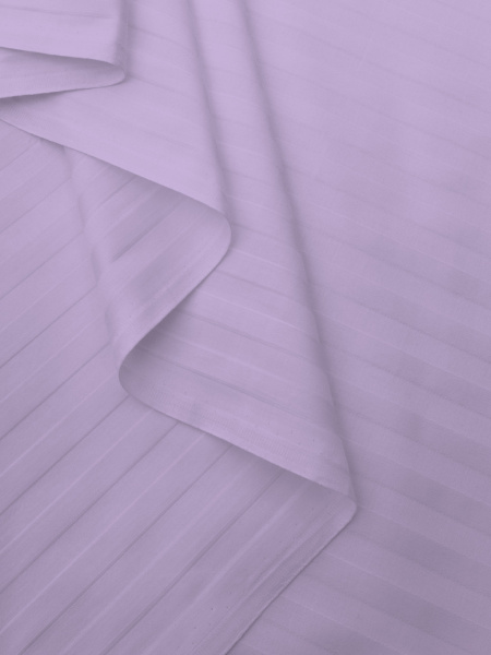 Наволочка 50*70 см, сатин-страйп, на молнии (Лаванда)