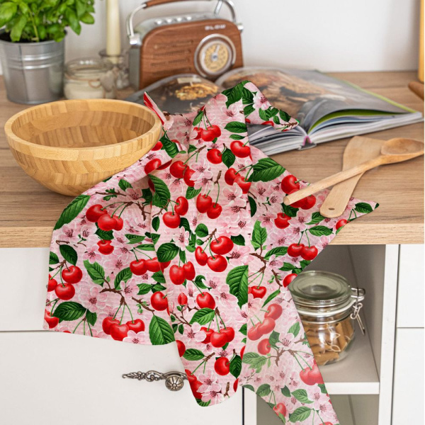 Полотенце 50*60 см вафельное (Сладкая вишня)