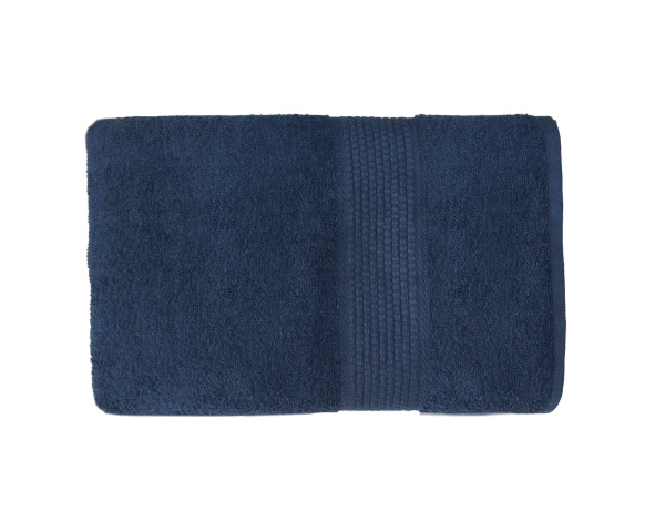 Махровое гладкокрашеное полотенце 100*150 см 400 г/м2 (Синий)