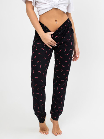 Брюки пижамные женские, модель 162, трикотаж (Перчик)