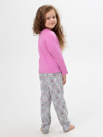 Пижама детская, модель 324, трикотаж (Зайчата  )