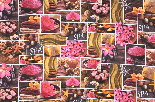 Полотенце вафельное пляжное 100*150 см (Релакс, вид 1)