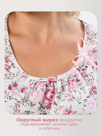 Сорочка ночная женская,мод. 426,трикотаж (Прелесть (розовый))