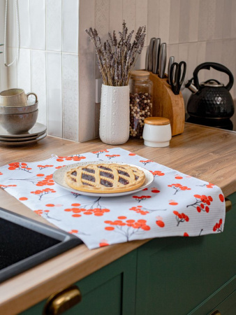 Комплект вафельных полотенец 48*60 см, 3 штуки (Ягодный сорбет)