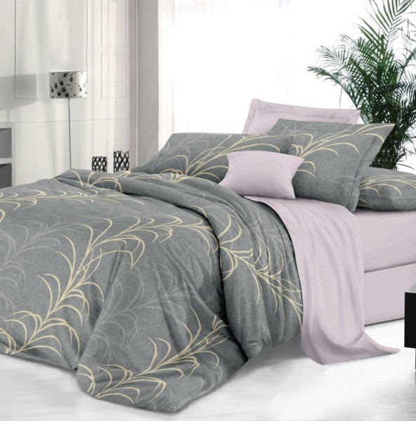 Простыня Евро 240*220 см, сатин "Престиж" (Находка (компаньон))