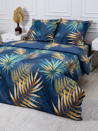 Наволочка 50*70 см, перкаль (Мира, синий)