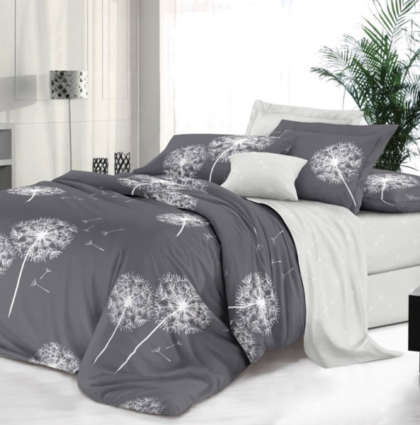 Наволочка 50*70 см, сатин "Престиж", на молнии (Дуновение основа)