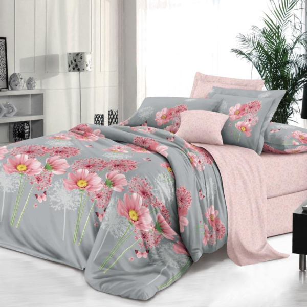 Наволочка 70*70 см, на молнии, поплин (Амадора (компаньон))