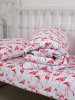 Пододеяльник 112*147 см в детскую кроватку, перкаль, детская расцветка (Фламинго)